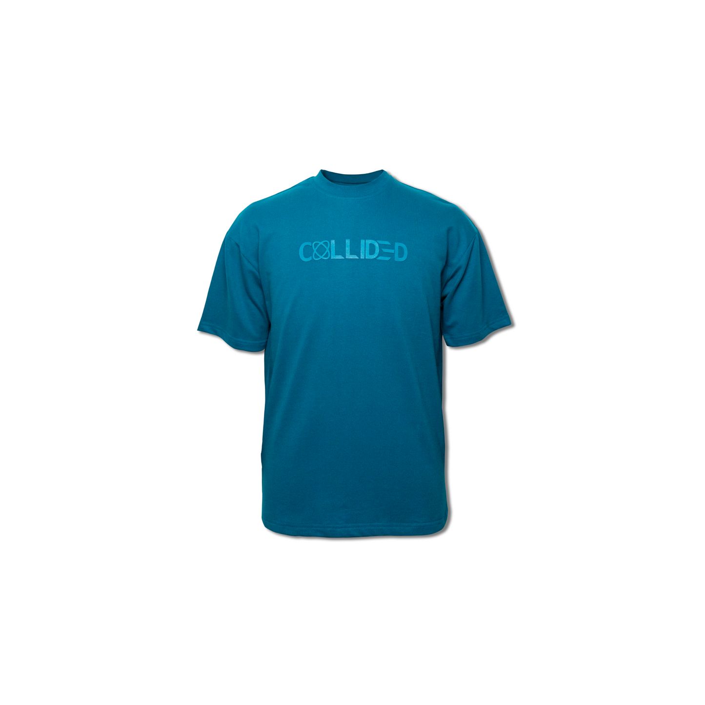 Teal Blue Drop Shoulder Tee (C28)