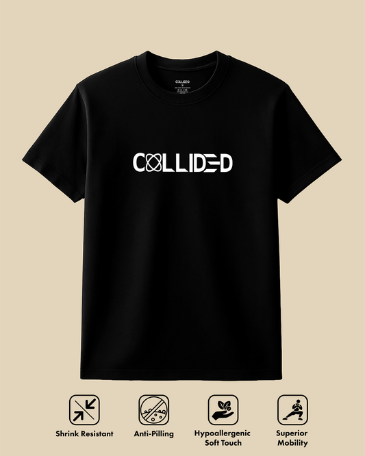 Men's Premium Solid Black & White Regular T-Shirt