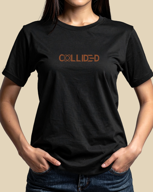 Women's Premium Black Regular T-Shirt - Abstract