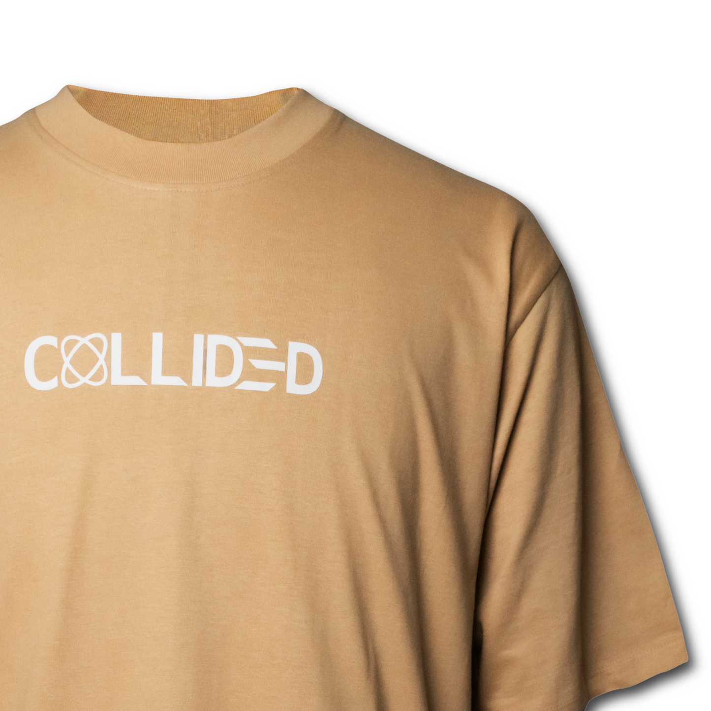 Taupe Coffee Club Drop Shoulder Tee (C22)