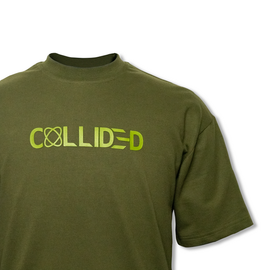 Olive Green Drop Shoulder Tee (C28)