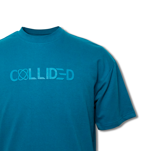 Teal Blue Drop Shoulder Tee (C28)