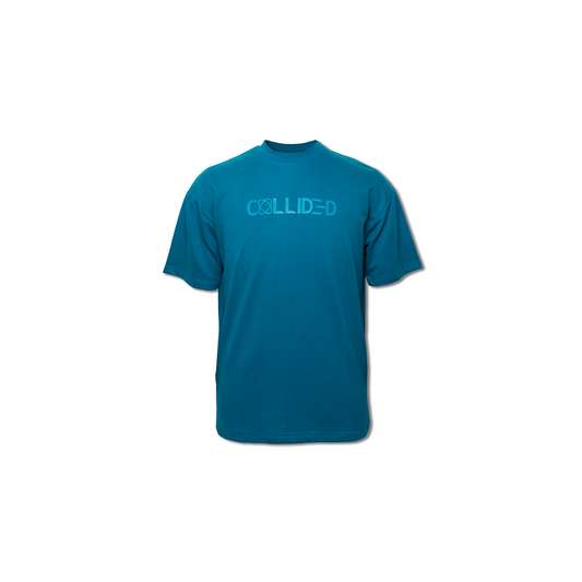 Teal Blue Drop Shoulder Tee (C28)