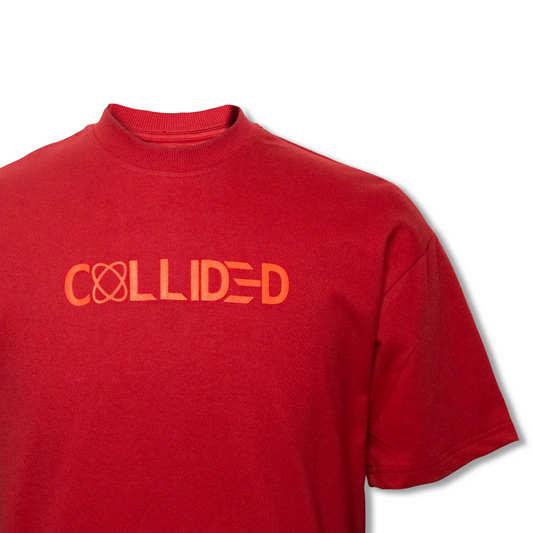Red Drop Shoulder Tee (C28)