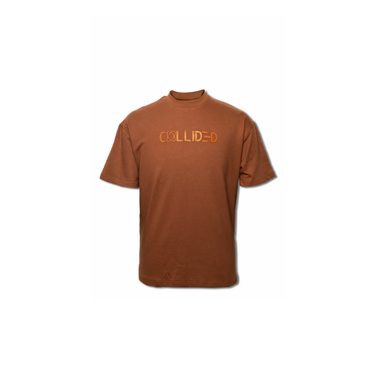 Brown Drop Shoulder Tee (C28)