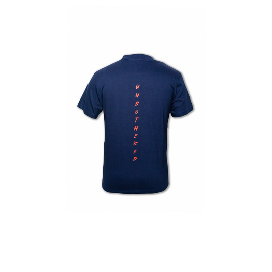 Navy Blue Unbothered Regular Tee (C18)