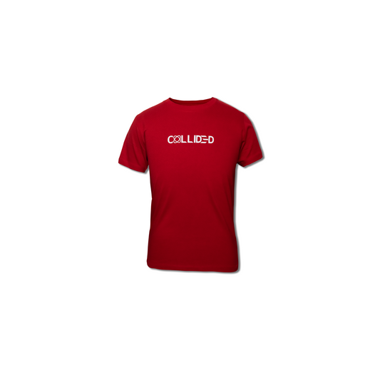 Red & White Abstract Regular Tee (C18)