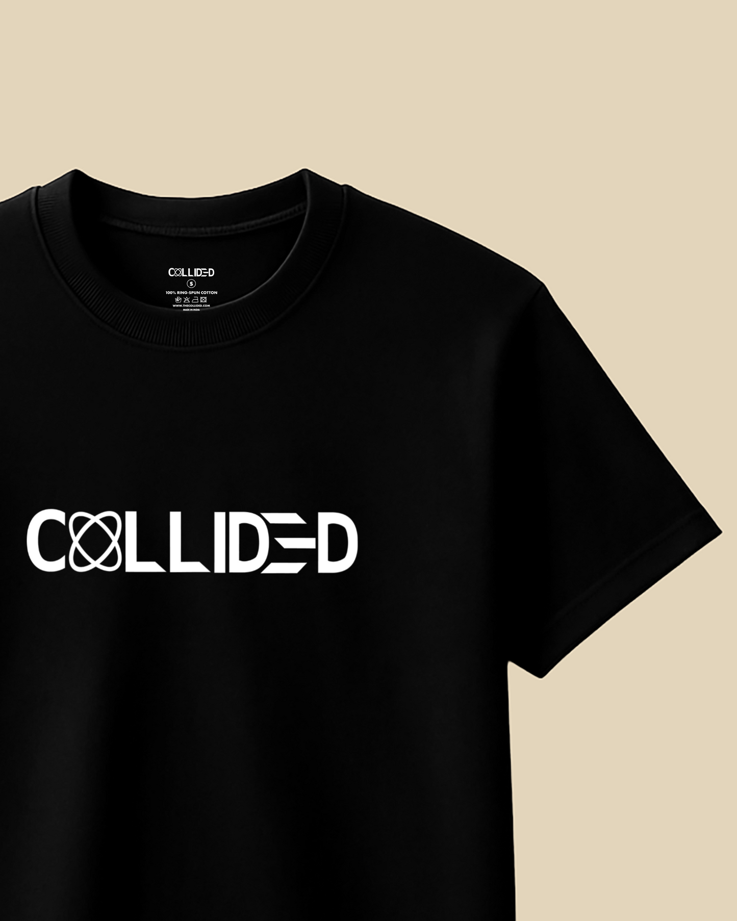 Women's Premium Solid Black & White Regular T-Shirt