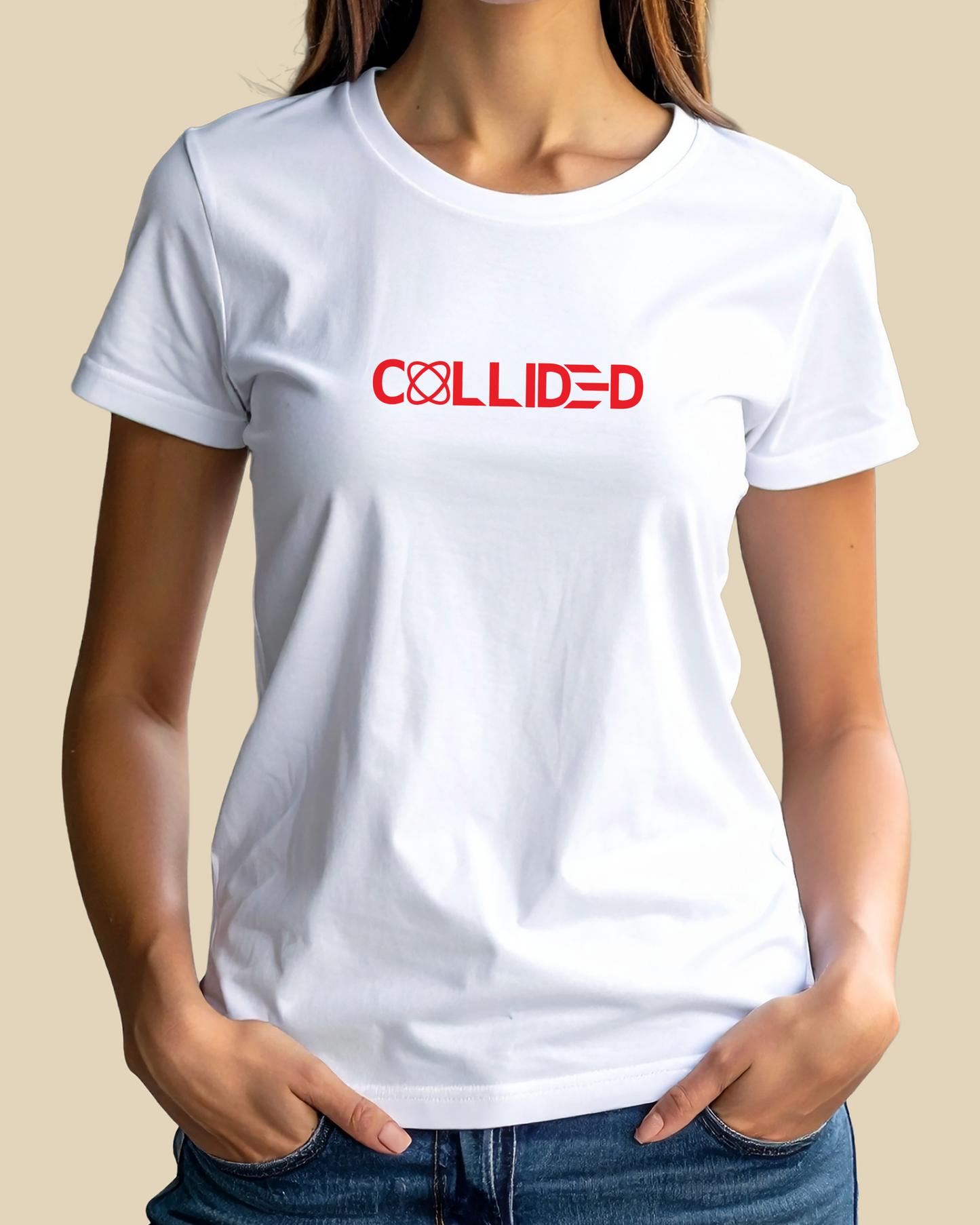 Women's Premium Solid White Regular T-Shirt