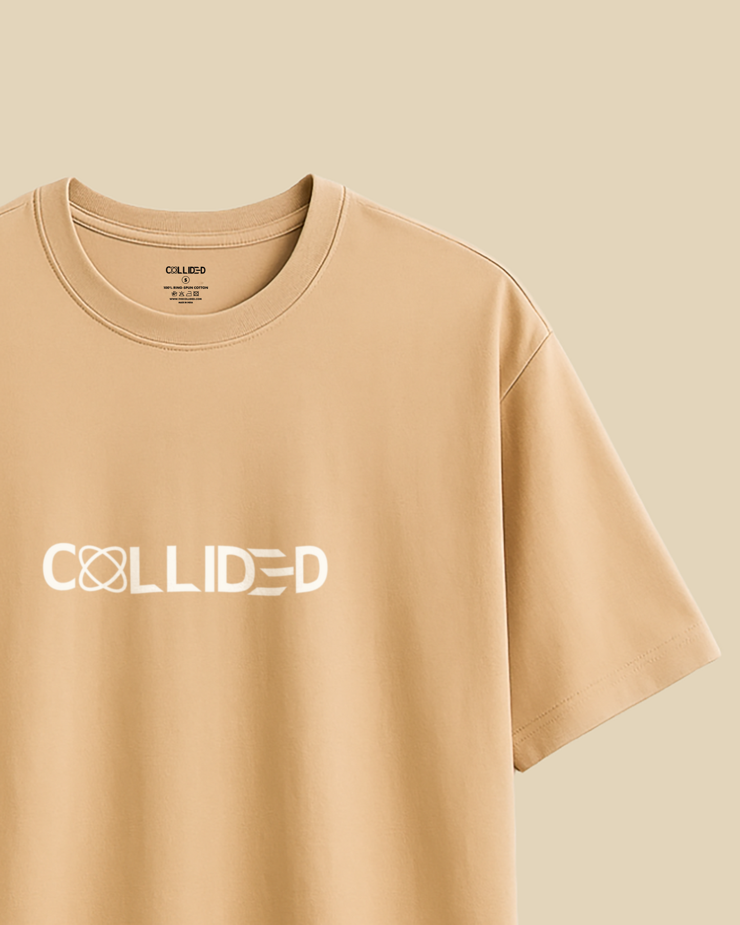 Women's Premium Taupe Over-Sized T-Shirt - Iced Coffee Club